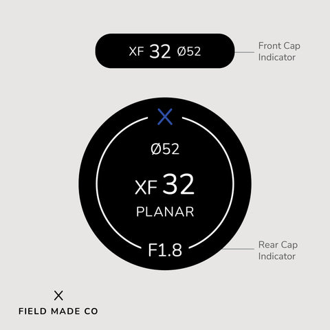 Lens Indicator for Zeiss Touit - Fujifilm XF