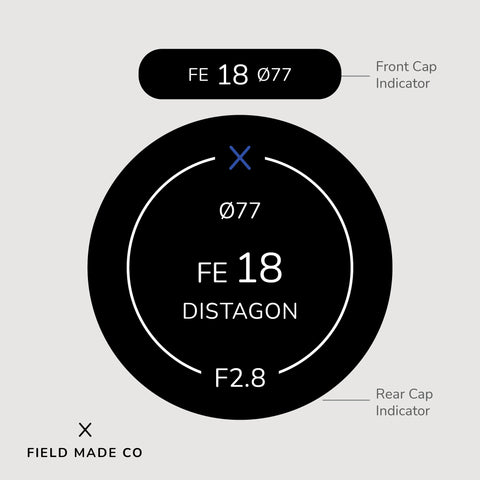 Indicateur d'objectif pour Zeiss Batis - Sony FE