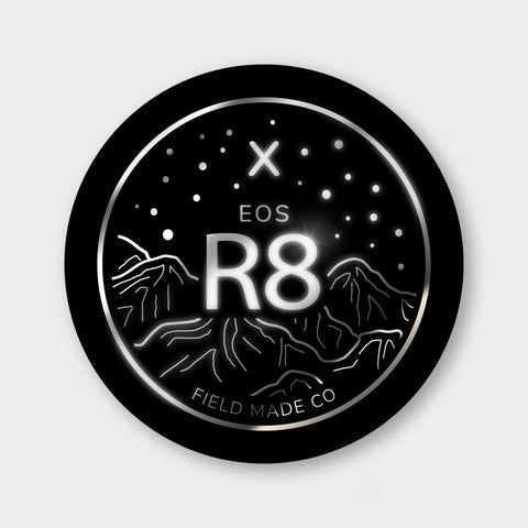 Camera Indicator for Canon RF - Silver Foil
