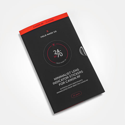 Minimalist Lens Indicator Pack for Canon RF