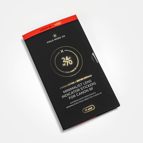 Minimalist Lens Indicator Pack for Canon RF