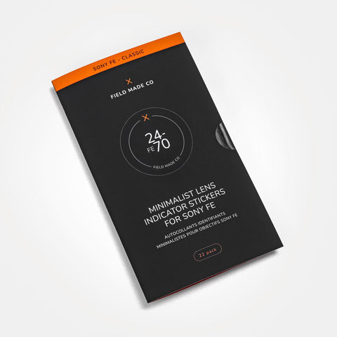 Pack d'indicateurs Minimalistes pour objectifs Sony FE