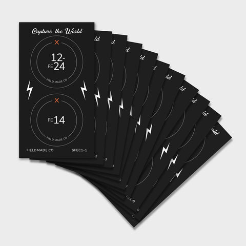 Pack d'indicateurs Minimalistes pour objectifs Sony FE