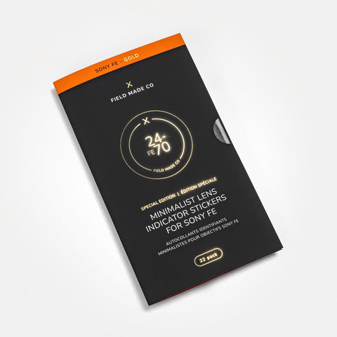 Pack d'indicateurs Minimalistes pour objectifs Sony FE