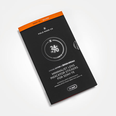 Pack d'indicateurs Minimalistes pour objectifs Sony FE