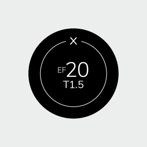 Autocollant identifiant Pro pour objectif Sigma CINÉ - Canon EF - À l'unité
