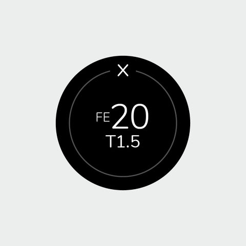 Autocollant identifiant Pro pour objectif Sigma CINÉ - Sony FE - À l'unité