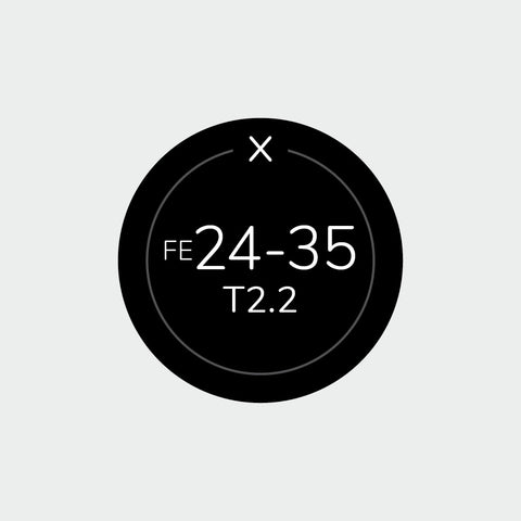 Autocollant identifiant Pro pour objectif Sigma CINÉ - Sony FE - À l'unité