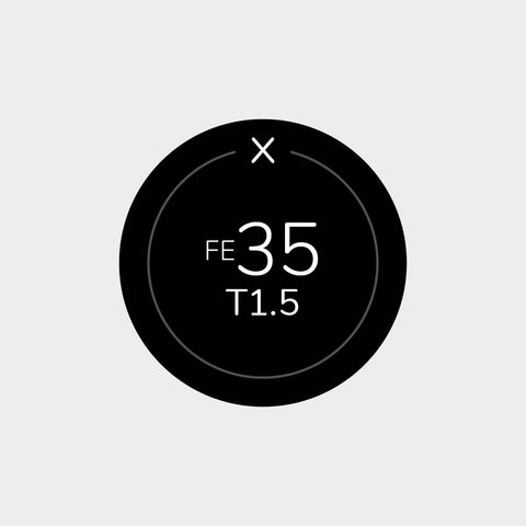 Autocollant identifiant Pro pour objectif Sigma CINÉ - Sony FE - À l'unité