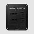 Field-Made-Co-Stealth-sticker-labels-for-Canon-R5-cameras