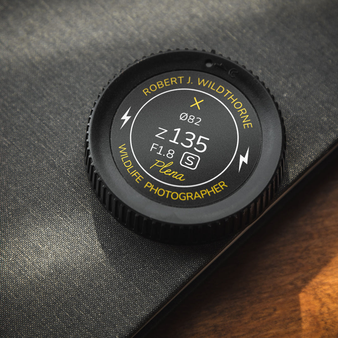 Customizable Lens Cap Stickers for Nikon Z and F Lenses by Field Made ...