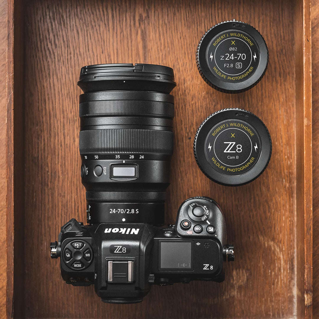 Customizable Camera Cap Stickers for Nikon Z and F Cameras by Field ...