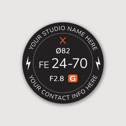 Customizable Vinyl Lens Indicators for Sony FE & E