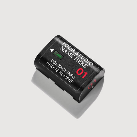 Étiquettes personnalisables pour batteries Canon LP-E6NH