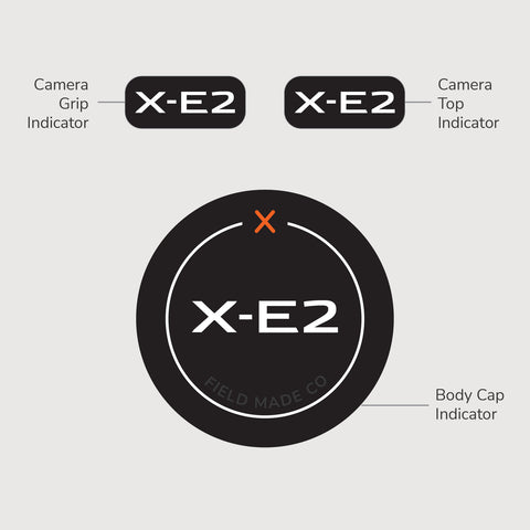 Autocollant identifiant pour caméra Fujifilm XF - Classique