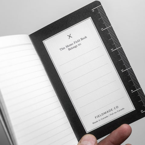 Carnet de poche Memo Field Book vert