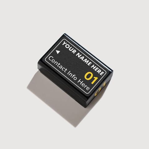 Étiquettes personnalisables pour batteries Nikon EN-EL25