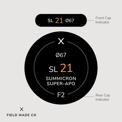 Indicateur d'objectif pour Leica SL
