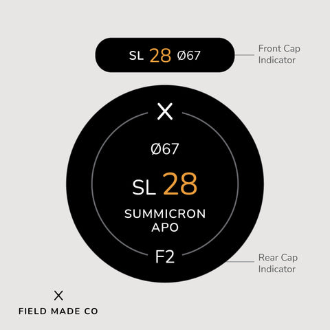 Indicateur d'objectif pour Leica SL