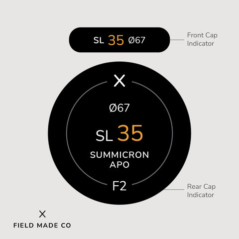 Indicateur d'objectif pour Leica SL
