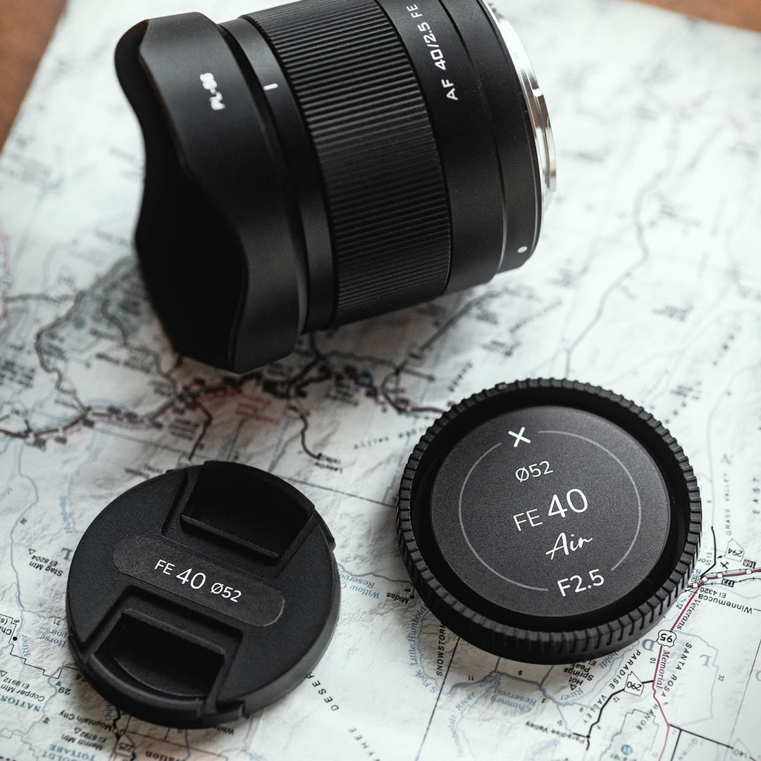 Lens Cap Stickers For Viltrox - Sony E Lenses by Field Made Co - Quick ...