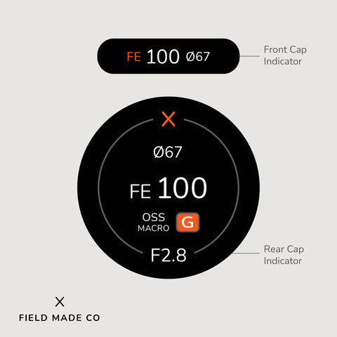 Indicateur d'objectif pour Sony FE