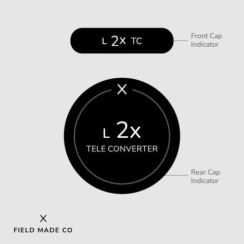 Indicateur d'objectif en vinyle pour les capuchons avant et arrière Sigma monture L