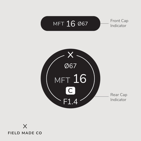 Indicateur d'objectif pour Sigma - Fujifilm XF