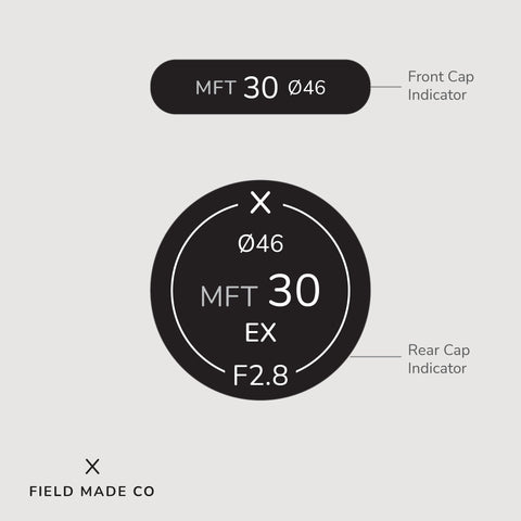 Indicateur d'objectif pour Sigma - Fujifilm XF