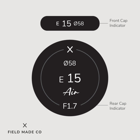 Indicateur d'objectif pour Viltrox - Sony E